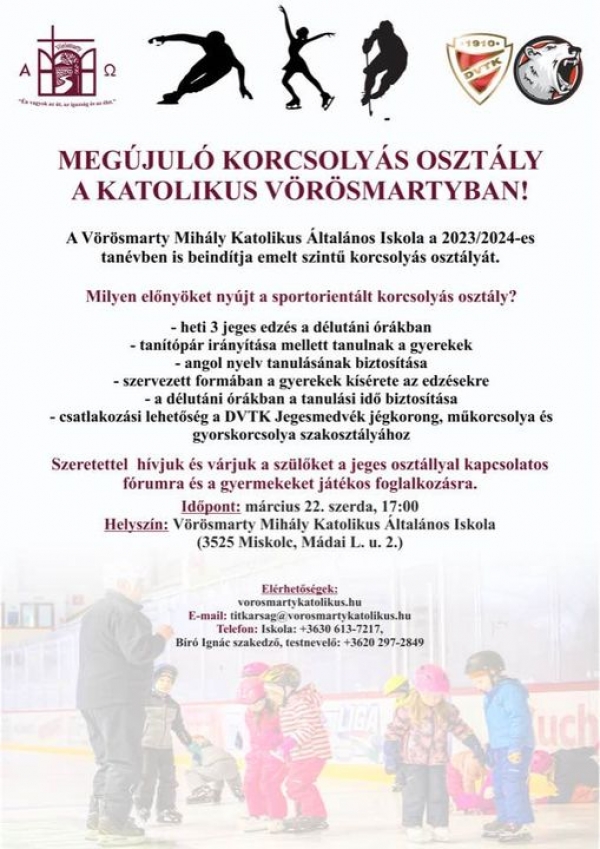 Megújuló korcsolyás osztály