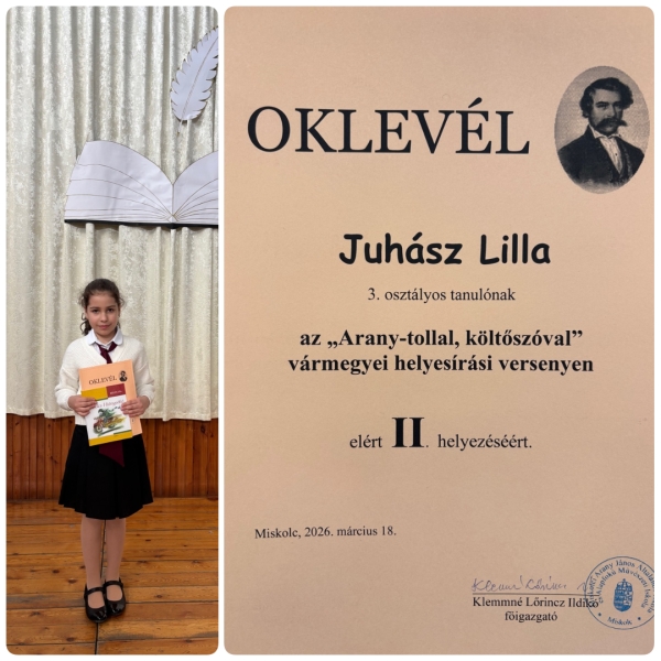 "ARANY-tollal költőszóval"