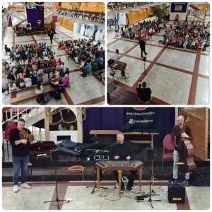 A Cimbali Trió koncertje a Vörösmartyban