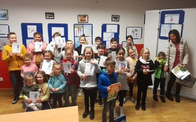 Mesehősök a jégpályán-rajzpályázat díjazottjai