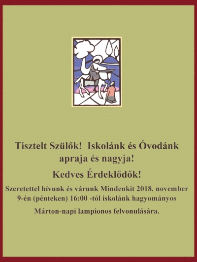 Szent Márton napi meghívó