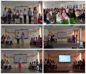 PEDAGÓGUSAINKAT, KOLLÉGÁINKAT KÖSZÖNTÖTTÉK ISKOLÁNK TANULÓI