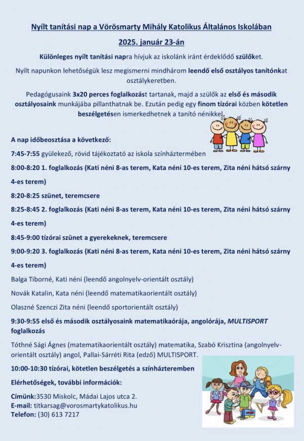 Nyílt tanítási nap