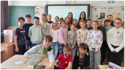 Újabb élményalapú tanóra a 4.b-ben!