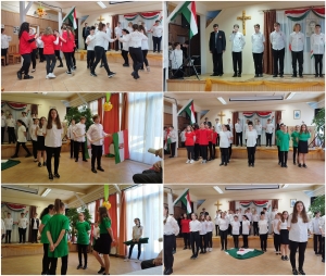 Szépkorúaknál jártak a Vörösmarty Katolikus tanulói