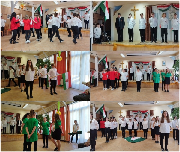 Szépkorúaknál jártak a Vörösmarty Katolikus tanulói