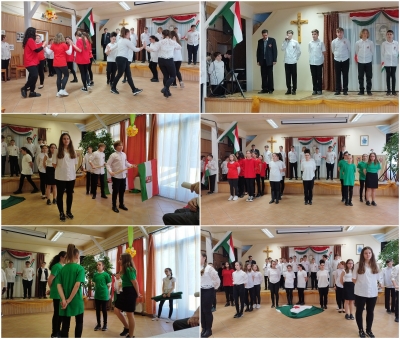 Szépkorúaknál jártak a Vörösmarty Katolikus tanulói