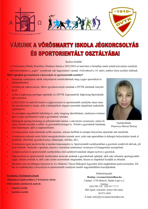 Leendő sportos osztályunk