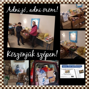 Élelmiszergyűjtés a Vörösmartyban