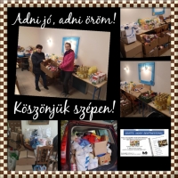Élelmiszergyűjtés a Vörösmartyban