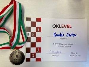 Kondás Eszter sakkos versenyeredményei