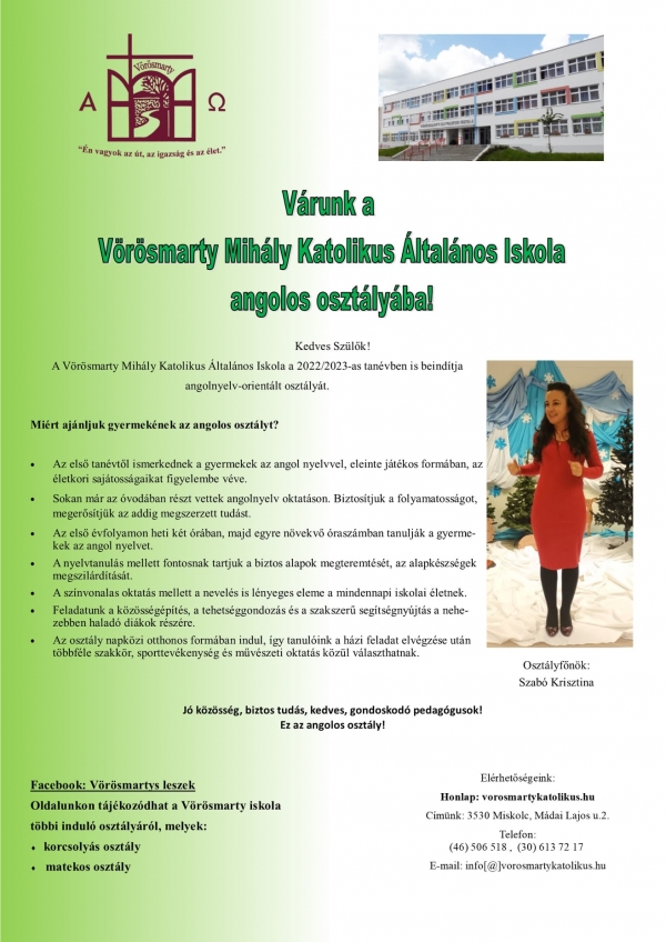 Leendő angolos osztályunk