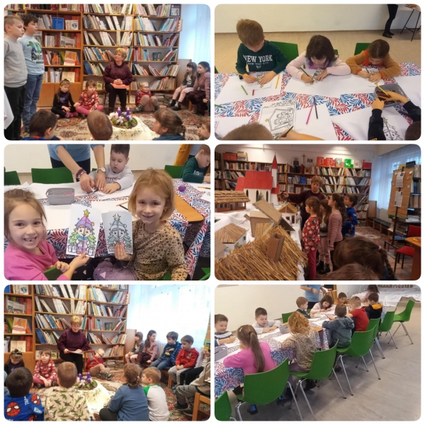 A Szent Rita Óvoda nagycsoportosainak látogatása a Vörösmartyban