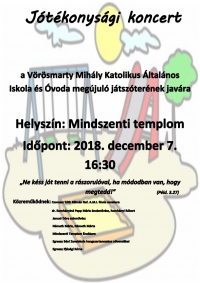 Meghívó jótékonysági koncertre