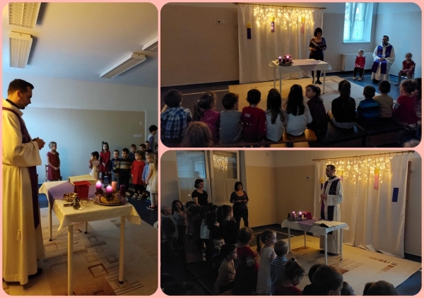 Harmadik adventi gyertyagyújtás