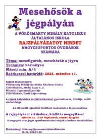 Mesehősök a jégpályán-rajzpályázat