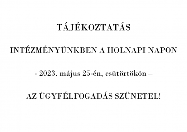 Tájékoztatás